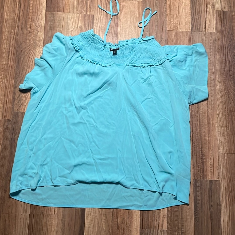 Blue torrid blouse